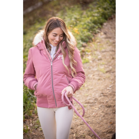 Blouson bombers Step PENELOPE LEPREVOST Vieux Rose • Sud Equi'Passion