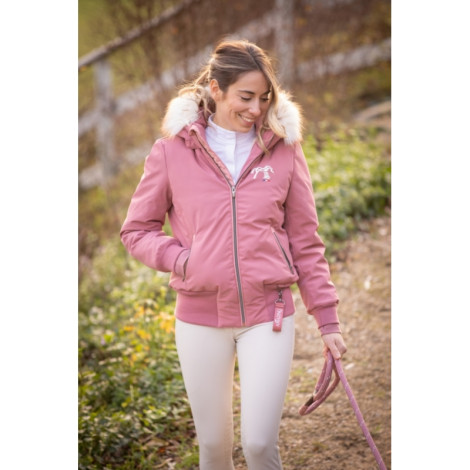 Blouson bombers Step PENELOPE LEPREVOST Vieux Rose • Sud Equi'Passion