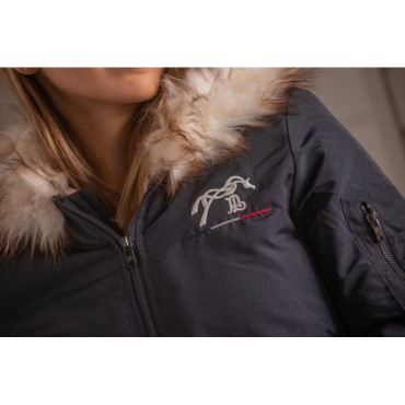 Blouson femme Lyon PENELOPE LEPREVOST Marine Glitter