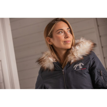 Blouson femme Lyon PENELOPE LEPREVOST Marine Glitter