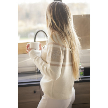 Pull femme Noris PENELOPE LEPREVOST Beige/Camel