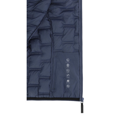 Veste matelassée femme Nelly JTM EQUITHEME Bleu Gris