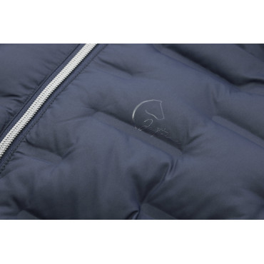 Veste matelassée femme Nelly JTM EQUITHEME Bleu Gris