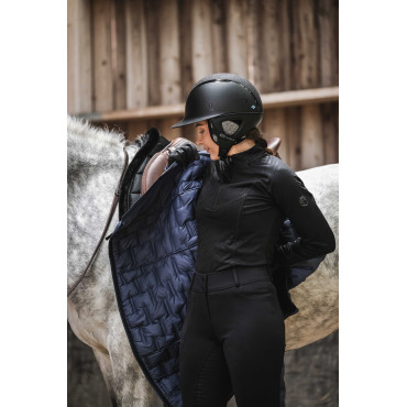 Veste matelassée femme Nelly JTM EQUITHEME Bleu Gris