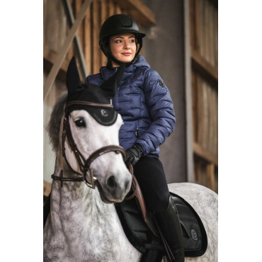 Veste matelassée femme Nelly JTM EQUITHEME Bleu Gris