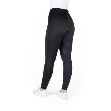 Pantalon femme Elsa Full grip JTM EQUITHEME Noir