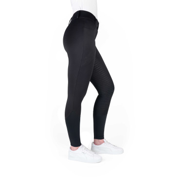 Pantalon femme Elsa Full grip JTM EQUITHEME Noir