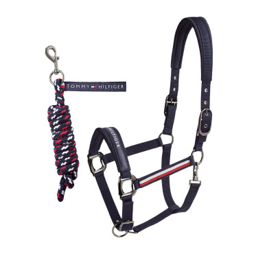 Ensemble Licol et Longe Yale TOMMY HILFIGER Desert Sky