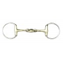 Mors Olive Double Brisure 18mm en Maillechort HKM • Sud Equi'Passion