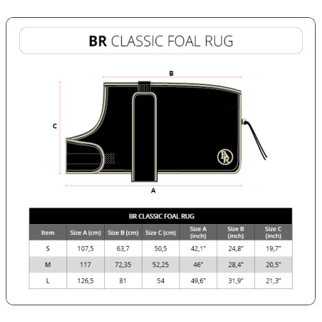 Couverture Poulain 50g Classic 1200D BR • Sud Equi'Passion