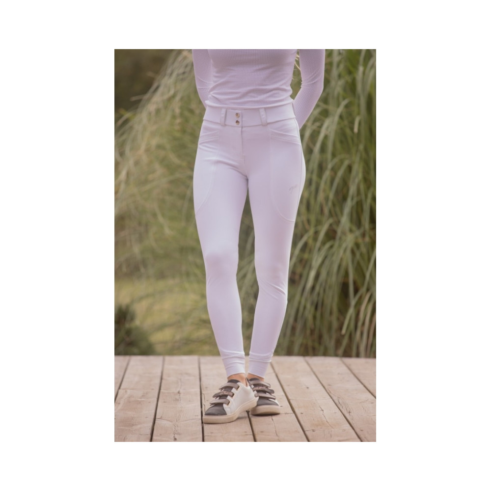 Pantalon de concours femme Sybille PENELOPE LEPREVOST Blanc • Sud Equi'Passion