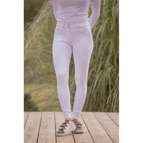 Pantalon de concours femme Sybille PENELOPE LEPREVOST Blanc • Sud Equi'Passion