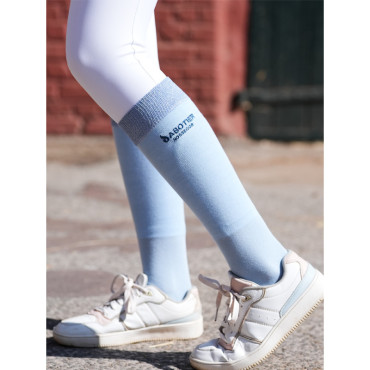 Chaussettes d'équitation LE SABOTIER Bleu Ciel