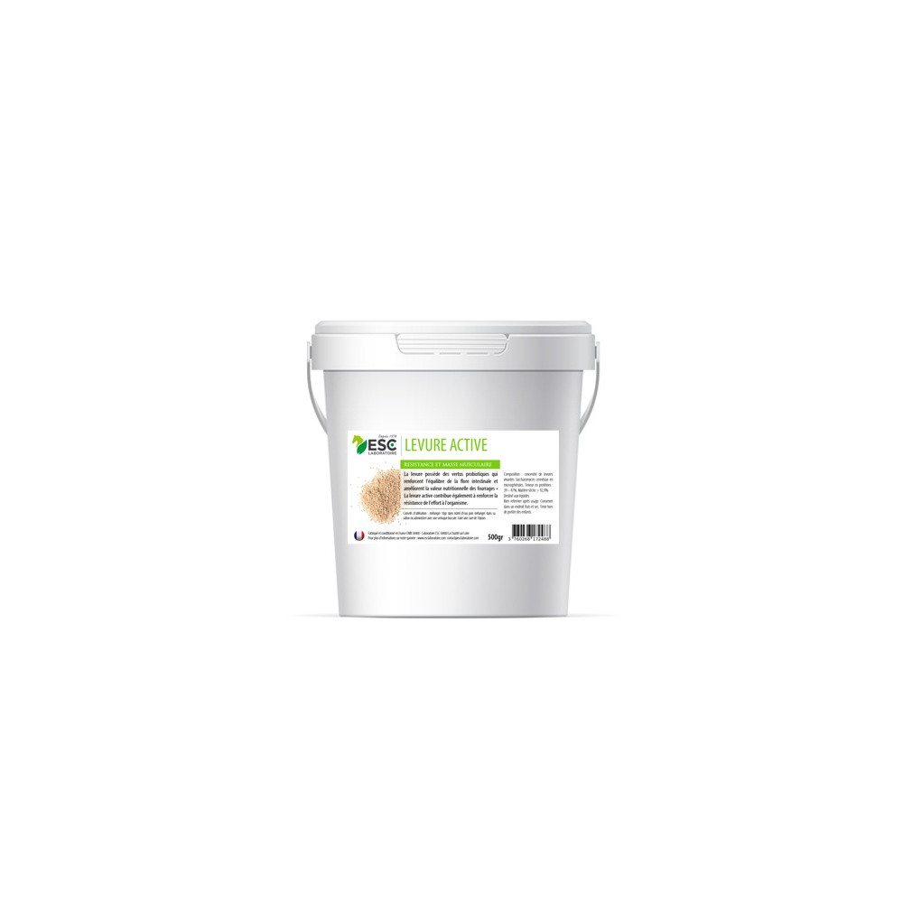 LEVURE ACTIVE + – Probiotique cheval ESC LABORATOIRE • Sud Equi'Passion