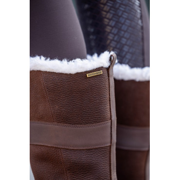Bottes imperméables fashion Belmond Teddy HKM Marron Foncé