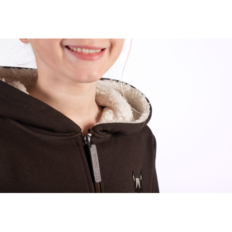 Sweat zippé à capuche junior Mia HKM • Sud Equi'Passion