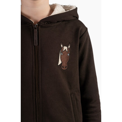 Sweat zippé à capuche junior Mia HKM • Sud Equi'Passion
