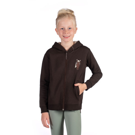 Sweat zippé à capuche junior Mia HKM • Sud Equi'Passion