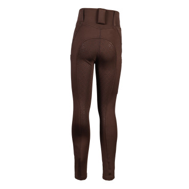 Legging junior Lana II Style full grip HKM Marron Foncé