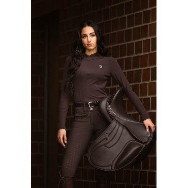 Haut technique femme Arezzo Soft LAURIA GARRELLI Marron Foncé