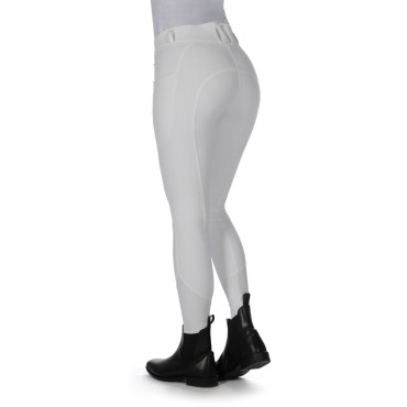 Pantalon de concours femme Livigno grip genoux LAURIA GARRELLI Blanc