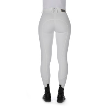 Pantalon de concours femme Livigno grip genoux LAURIA GARRELLI Blanc