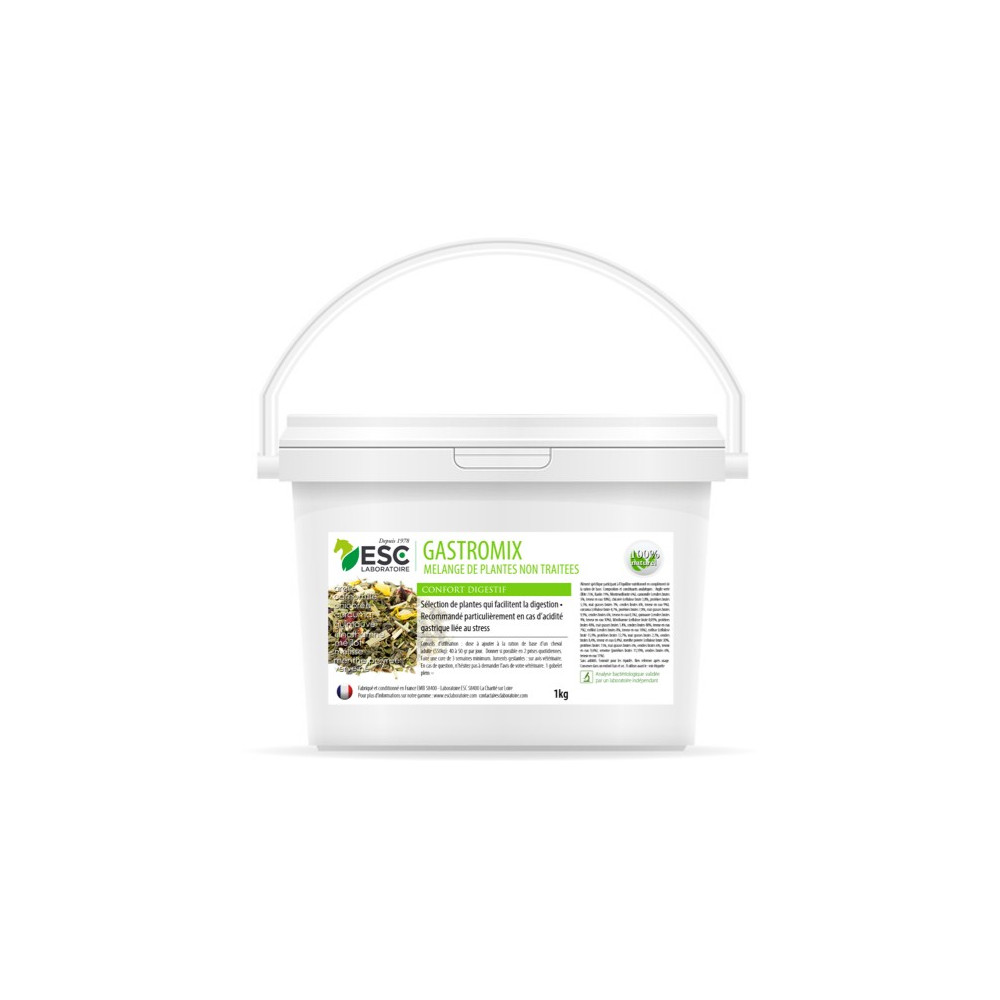 GASTROMIX – Digestion et acidité gastrique cheval – ESC LABORATOIRE • Sud Equi'Passion
