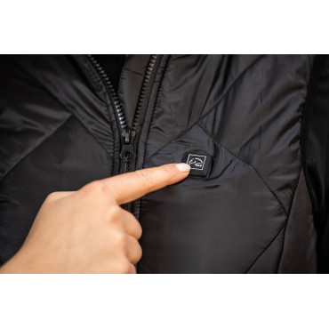 Gilet chauffant femme Slimline Style HKM Noir