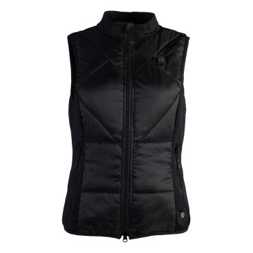 Gilet chauffant femme Slimline Style HKM Noir