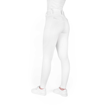 Legging de concours femme Alize Full Grip EQUITHEME Blanc