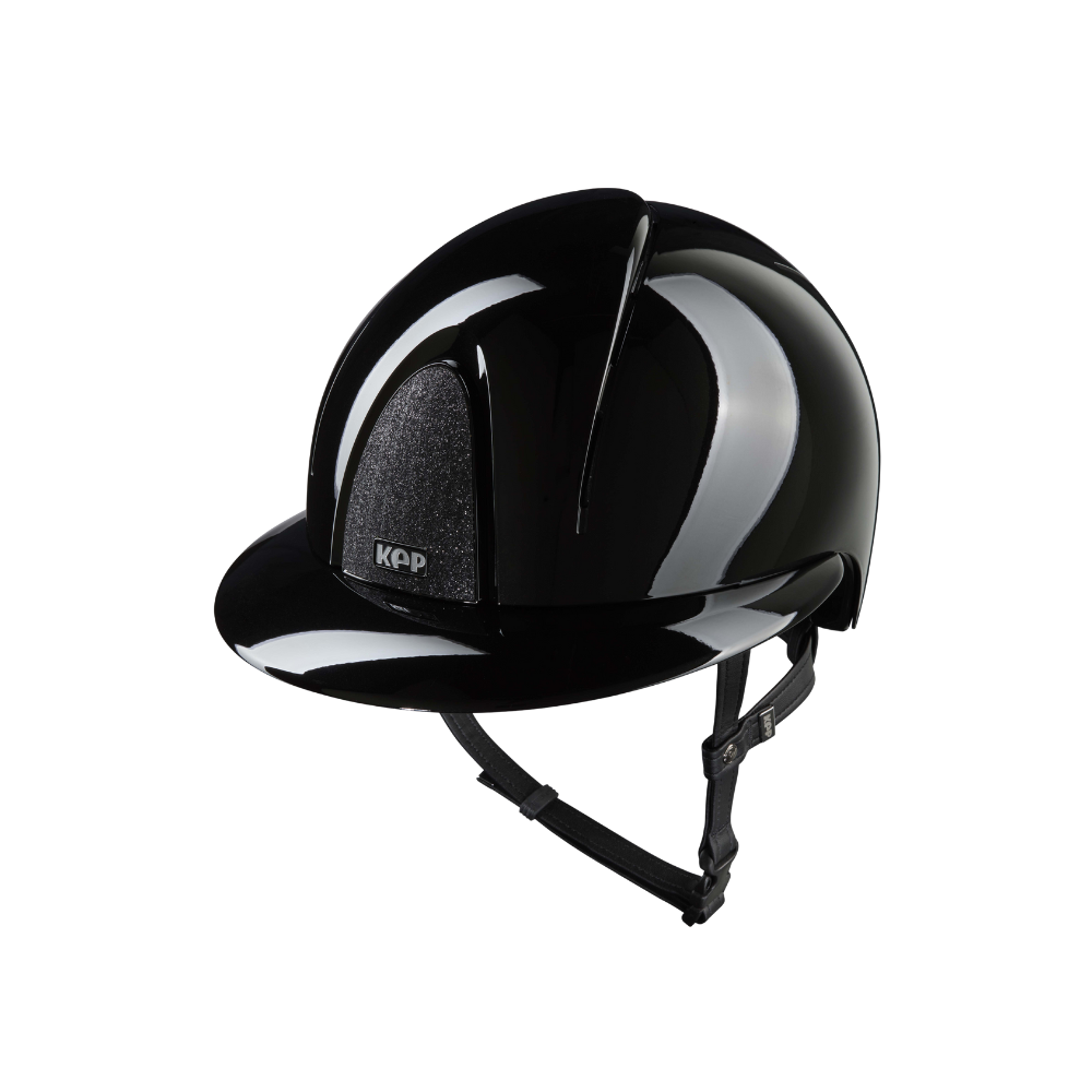 Casque Smart Nova Star Fabric Metal Polish visière Polo Noir KEP • Sud Equi'Passion