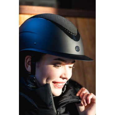 Casque Alarion Diamond HKM Noir/Noir