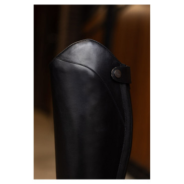 Bottes d'équitation cuir Montazzoli BR Noir