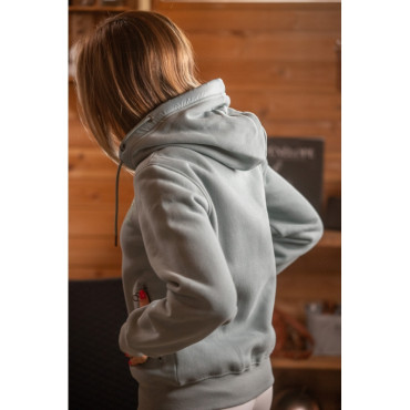 Sweat zippé femme Fluore PENELOPE LEPREVOST Vert Sauge