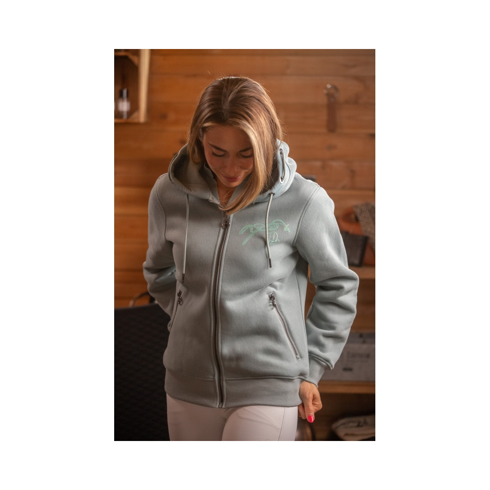 Sweat zippé femme Fluore PENELOPE LEPREVOST • Sud Equi'Passion