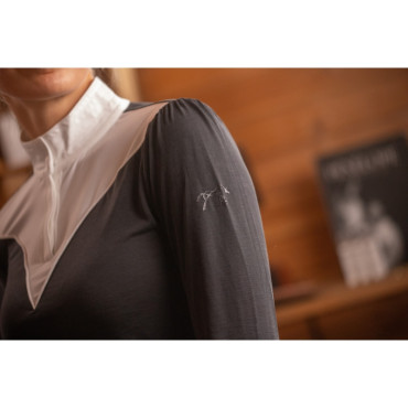 Polo de concours ML femme Verone PENELOPE LEPREVOST Noir