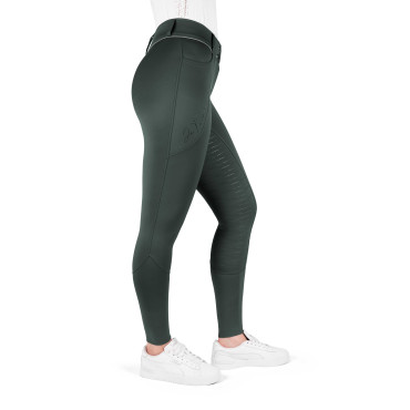 Pantalon femme Elsa Full grip JTM EQUITHEME Kaki