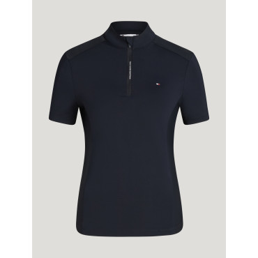 Polo technique MC femme Palma TOMMY HILFIGER Desert Sky
