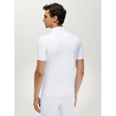 Polo de concours MC homme Alex TOMMY HILFIGER Optic White