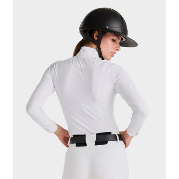 Polo de concours ML femme Aeris HORSE PILOT Blanc