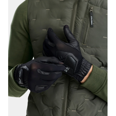 Gants Competition cuir et mesh HORSE PILOT Noir