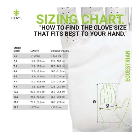 Gants cuir Grippp Elite HIRZL • Sud Equi'Passion
