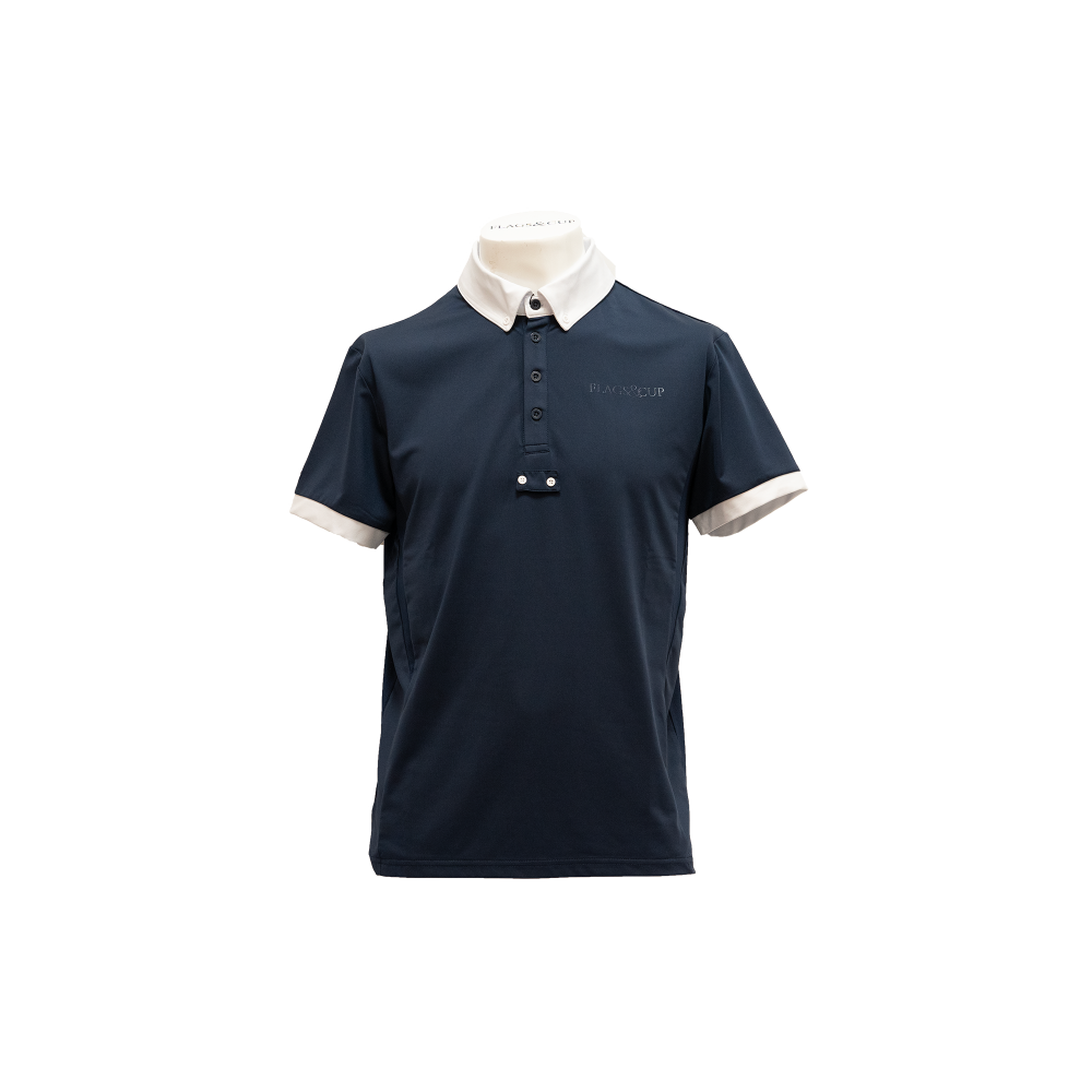 Polo de concours MC homme San Remo FLAGS&CUP • Sud Equi'Passion