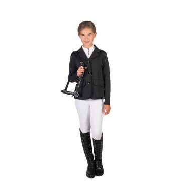 Veste de concours junior Amy Kids HKM Noir
