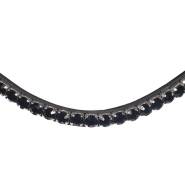 Bride cuir Grace HKM Noir