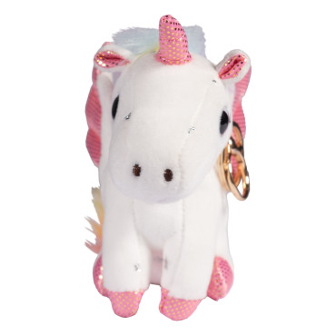 Porte-clés peluche Licorne HKM