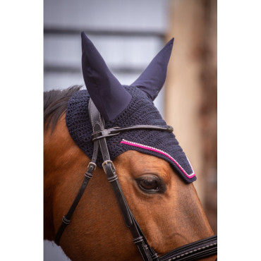 Bonnet anti-mouches Diamant PENELOPE LEPREVOST Marine/Fushia