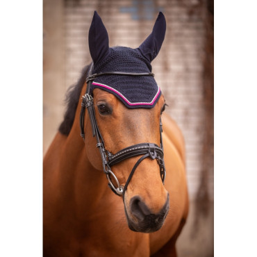 Bonnet anti-mouches Diamant PENELOPE LEPREVOST Marine/Fushia