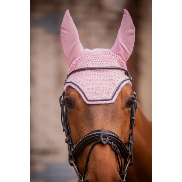 Bonnet anti-mouches Diamant PENELOPE LEPREVOST Rose Pâle/Marine