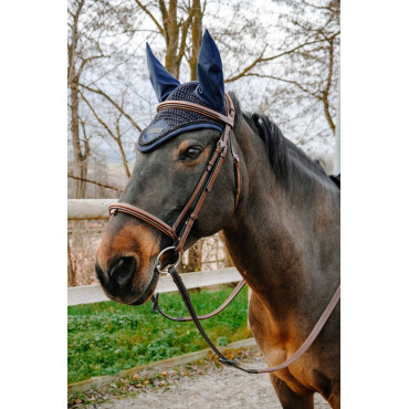 Bonnet anti-mouches Pearl EQUITHEME Marine